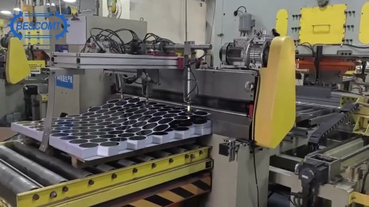 Bescomt lug lids automatic production line help you to bulid factory