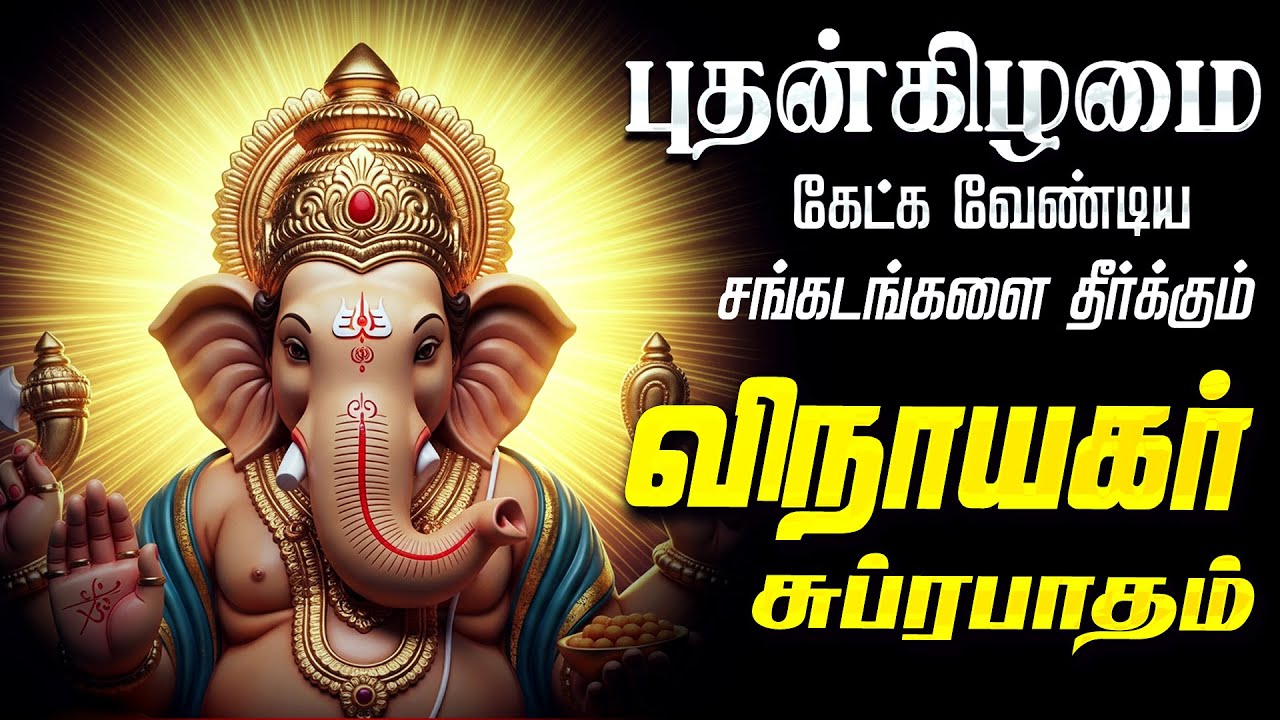 🔴 LIVE SONGS | புதன்கிழமை கேட்க வேண்டிய விநாயகர் சுப்ரபாதம் Vinayagar Tamil Suprabatham Songs