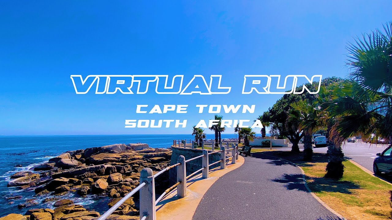 Virtual Run: Bantry Bay To Sea Point Promenade, Cape Town, South Africa | Treadmill Running Scenery