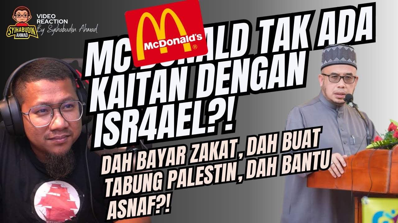 #628 Tepat Keputusan Saya Tak Boikot McDonald! DrMaza Pun Tak Boikot Rupa-rupanya..