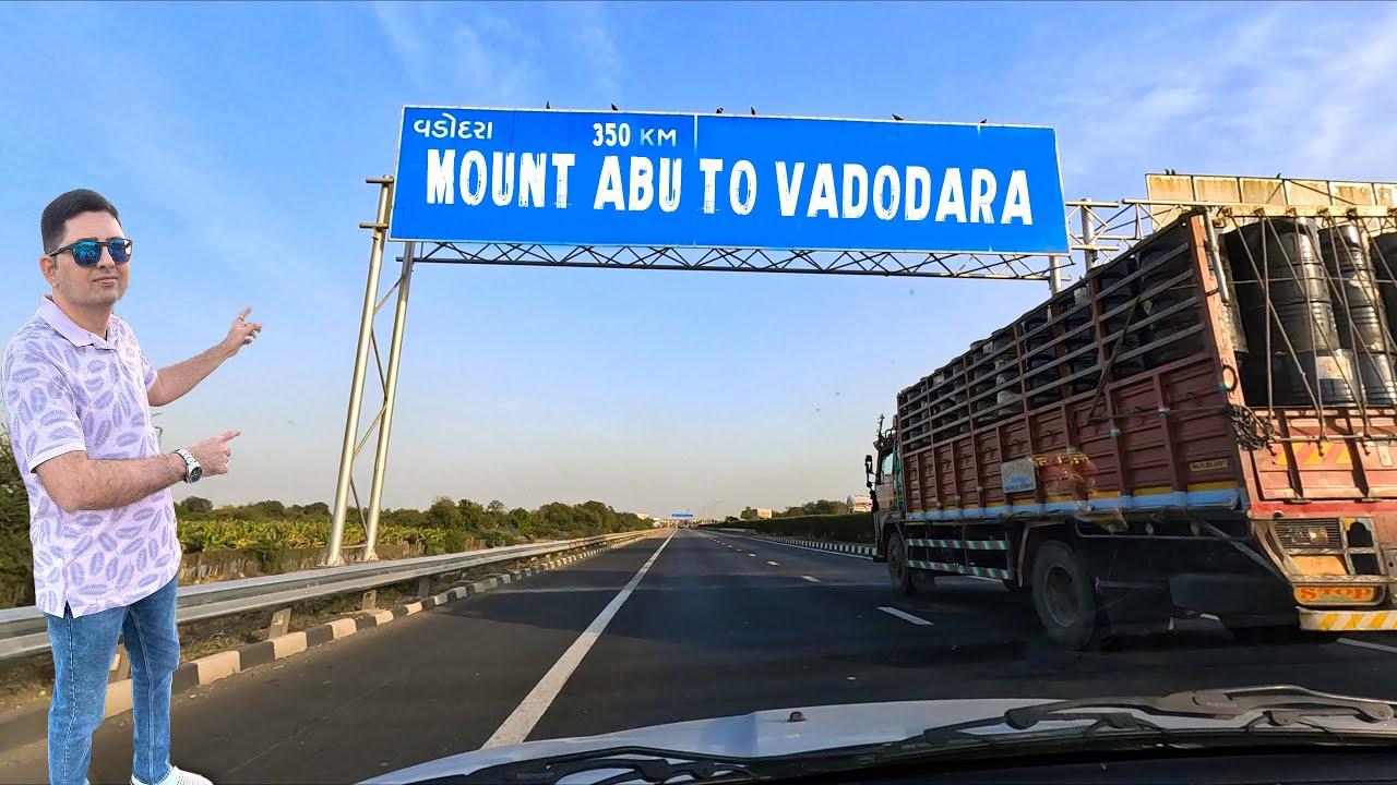 MOUNT ABU TO VADODARA VIA AMBAJI BY CAR | GUJJU FAMILY | ALARK SONI