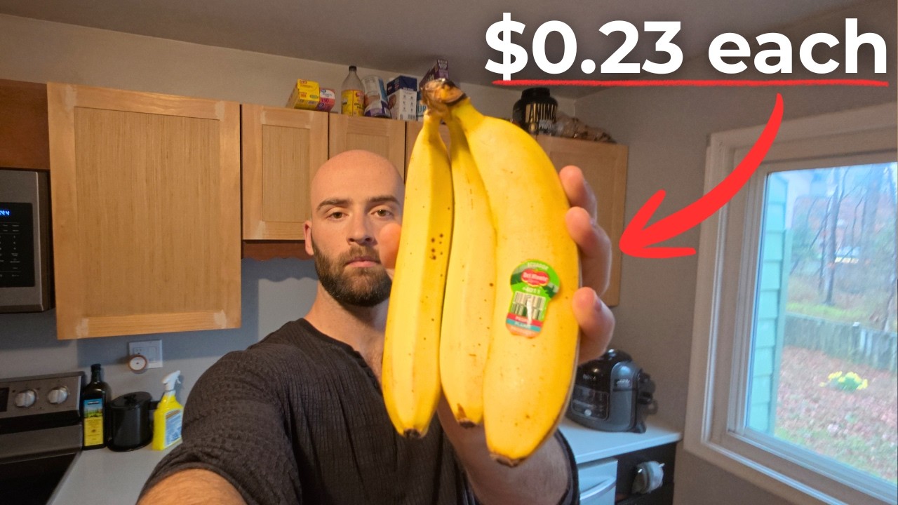 Всё, что я ем за день, будучи крайне экономным человеком.