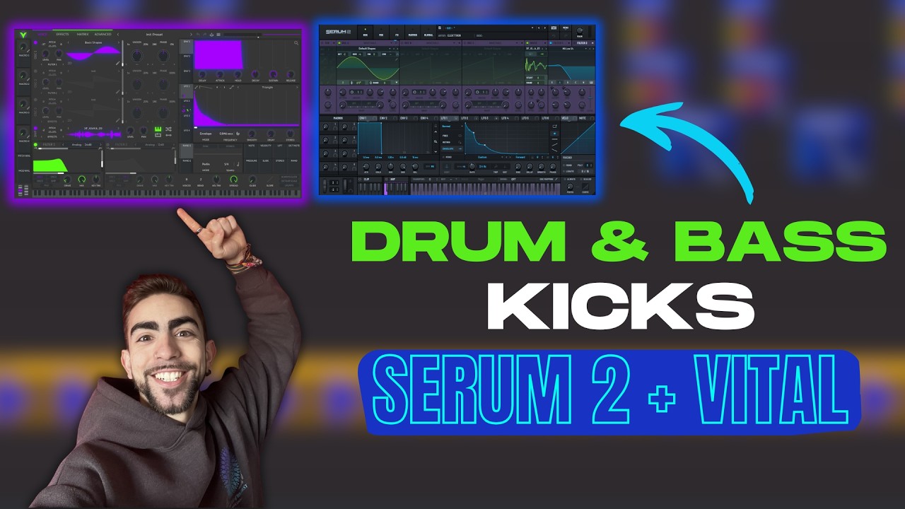 Cómo hacer KICKS de DRUM AND BASS desde Cero | Serum 2 & Vital