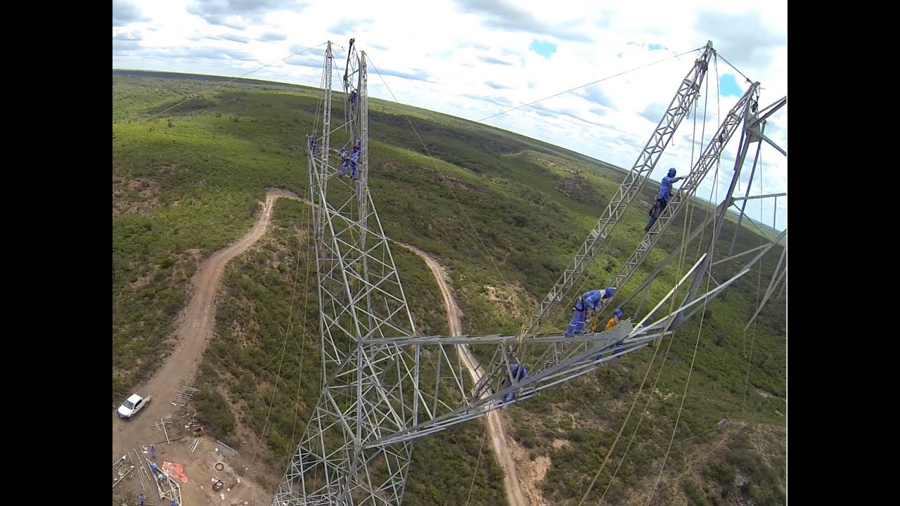 Montagem da torre  175-1 (FULL HD) Drone XK X380 Detect (LINHAS DE TRANSMISSÃO)