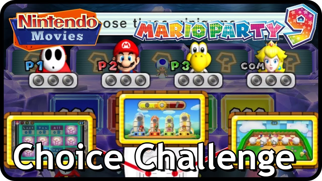 Mario Party 9 - Choice Challenge (Multiplayer, Free-for-All)
