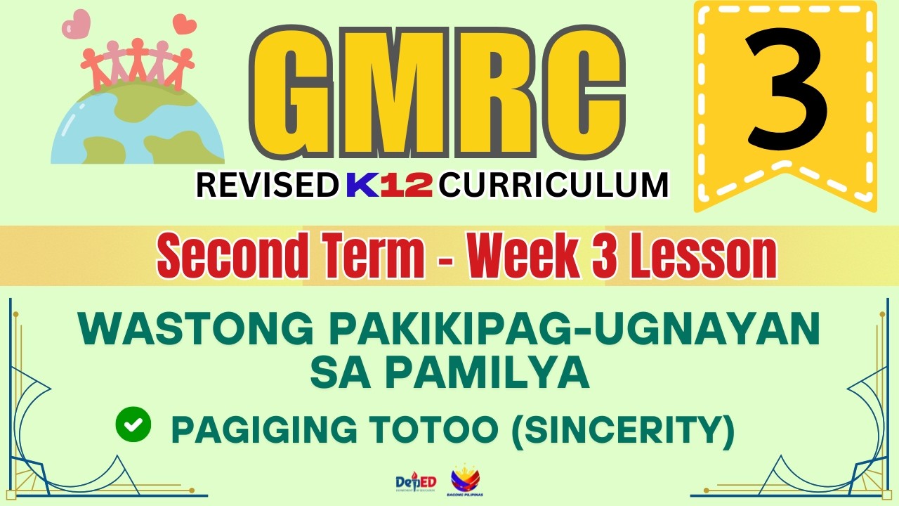 GMRC 3 | MABUTING KAUGALIAN NG PAMILYANG PILIPINO | WEEK 8 LESSON | QUARTER 2 | REVISED CURRICULUM
