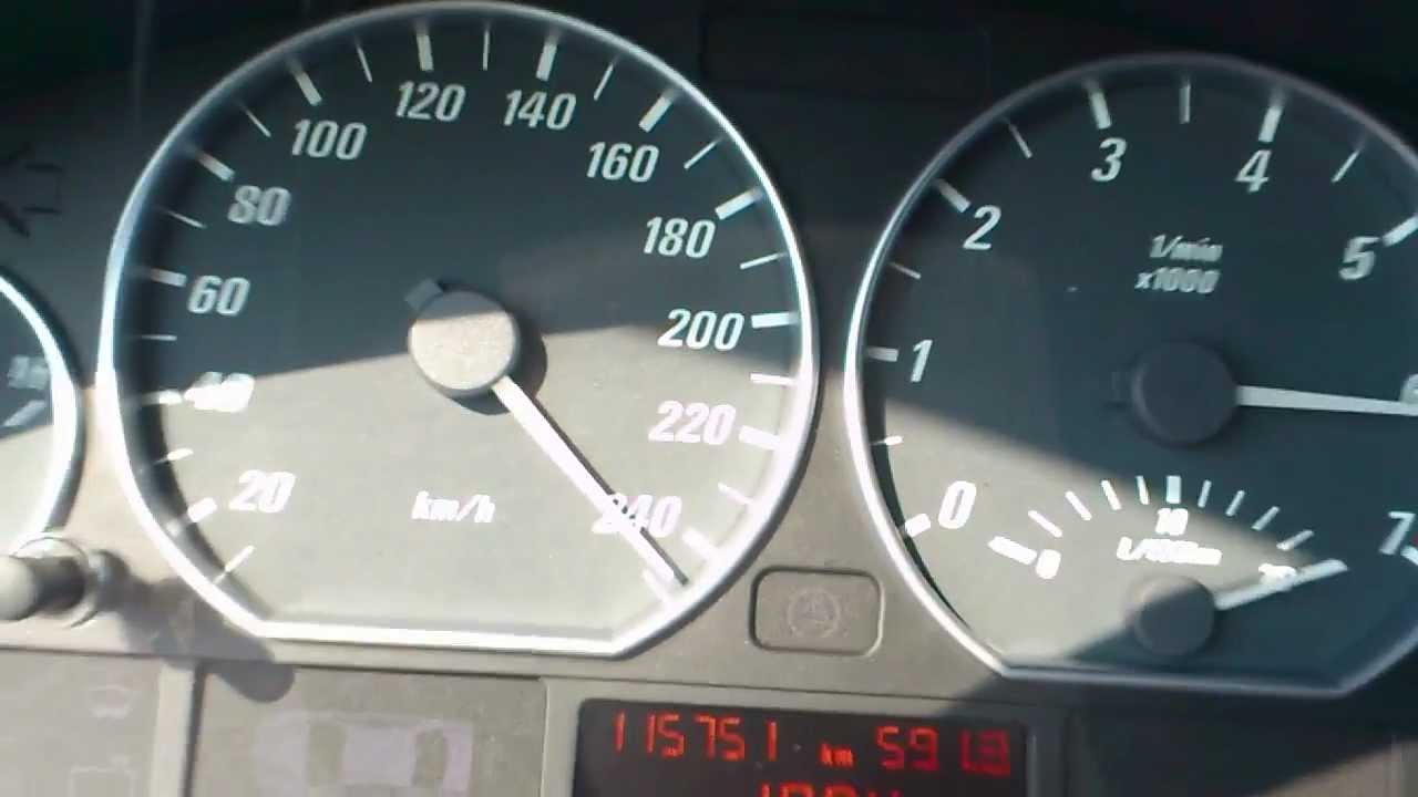BMW 330CI E46  60-250 Km/h