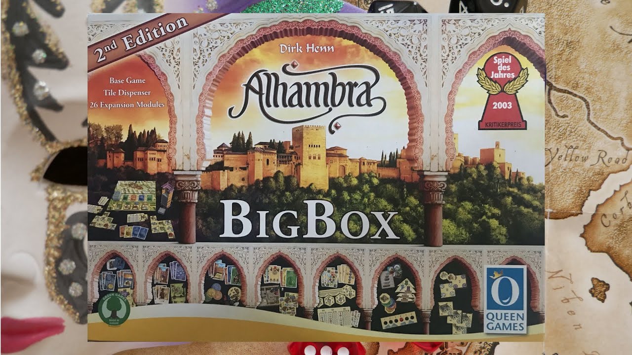 Alhambra Big Box 2nd edition - Unboxing