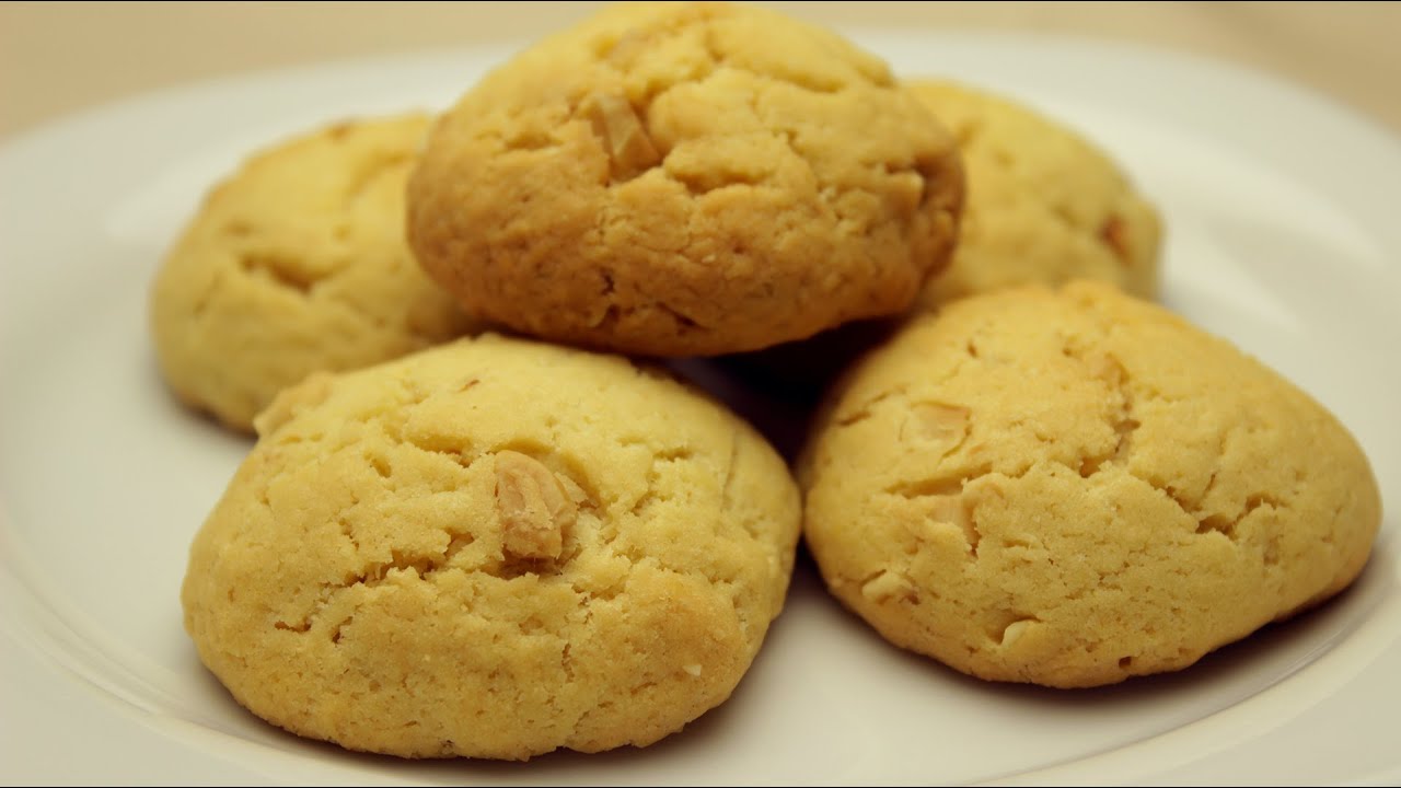 Einfache Nuss Kekse - Nuss Cookies Rezept