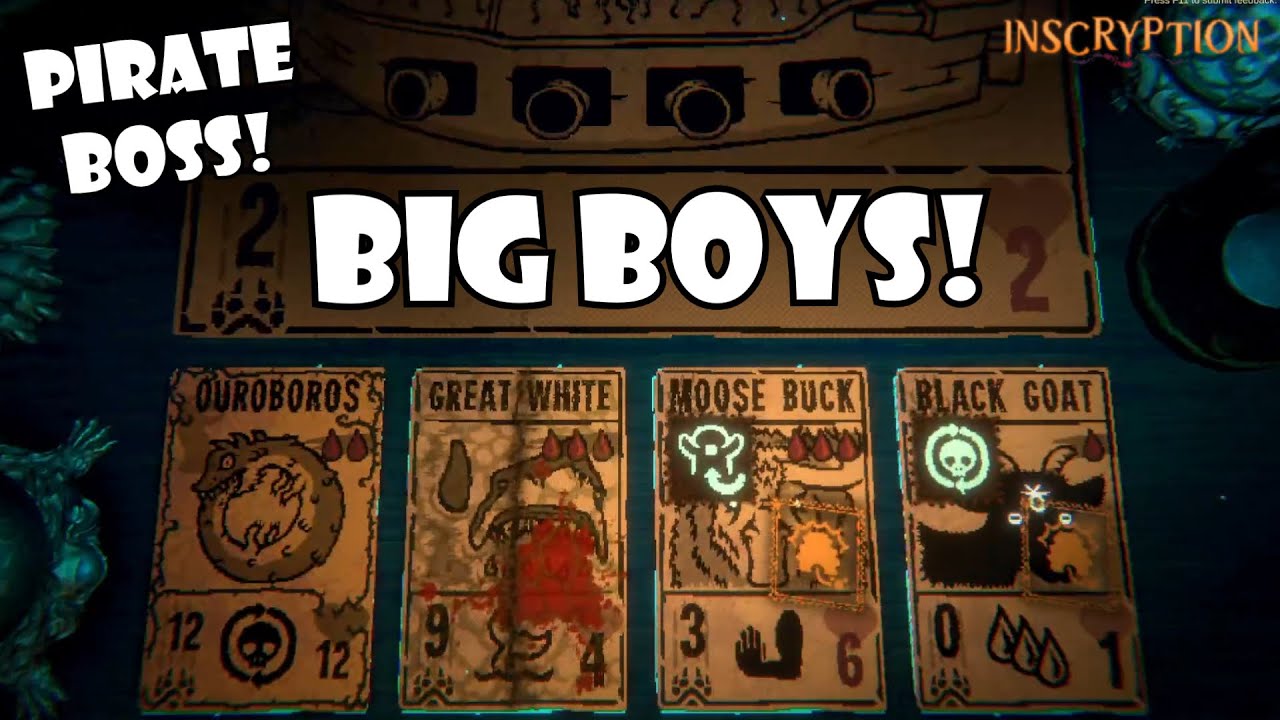 Big boys time! High cost deck! | Inscryption Kaycee's mod