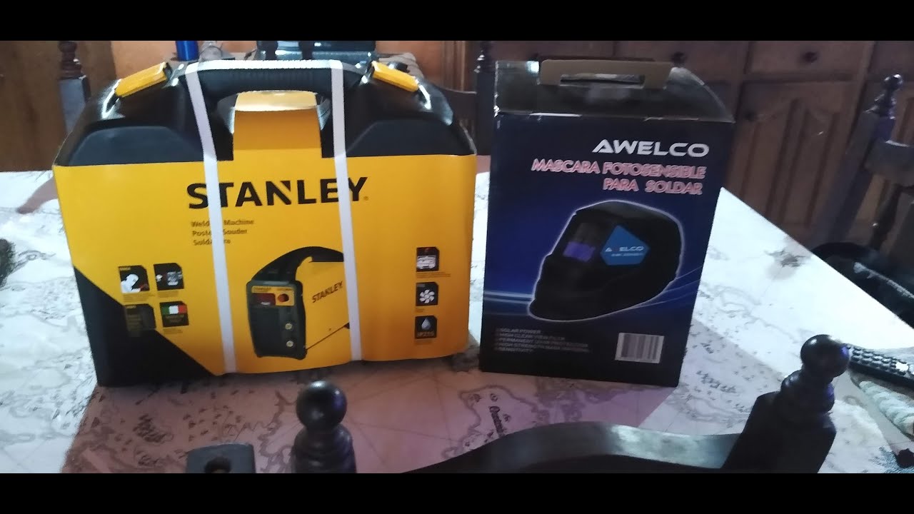 Soldadora Stanley Sirio 170 160 A  y mascara  para el canal