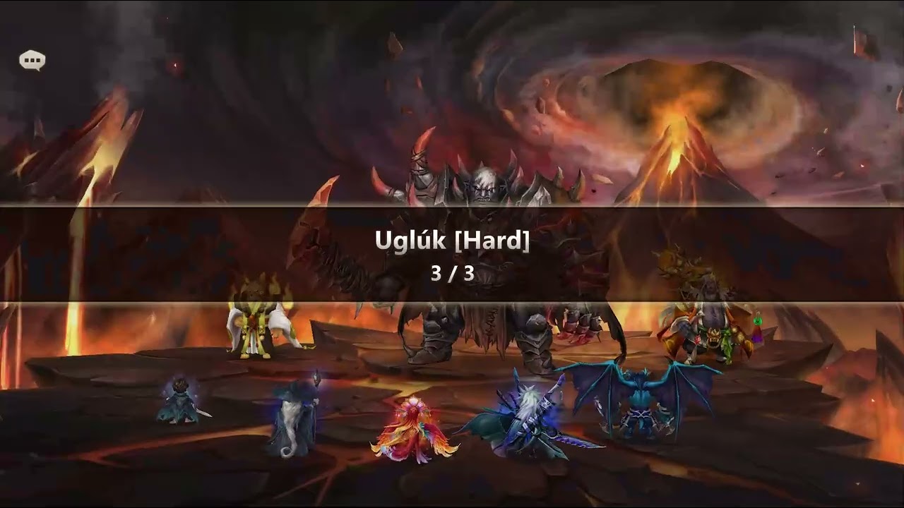 Summoners War Mordor the Land of Shadow Hard Stage 7 Boss Uglúk