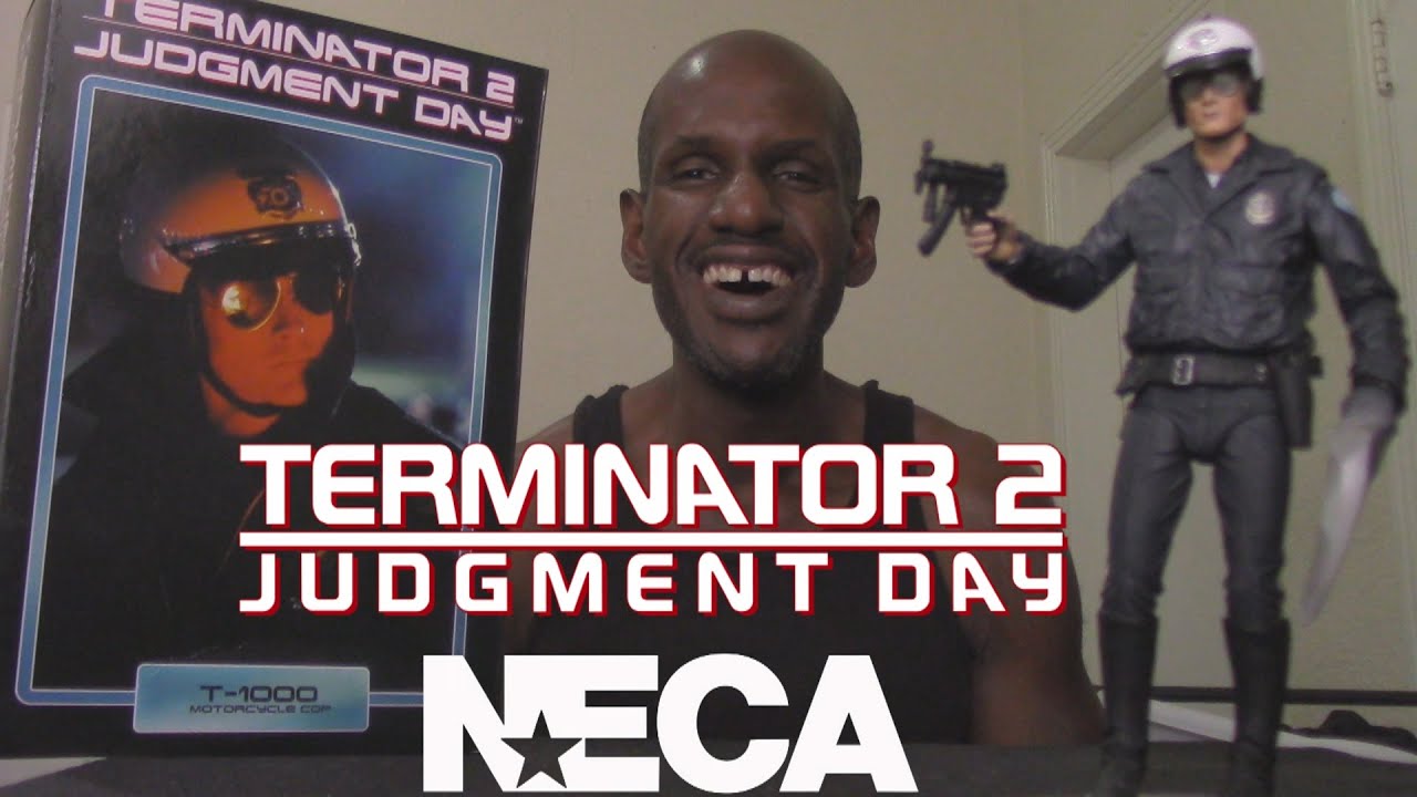 NECA Terminator 2 Ultimate T-1000 Motorcycle Cop Figure Review