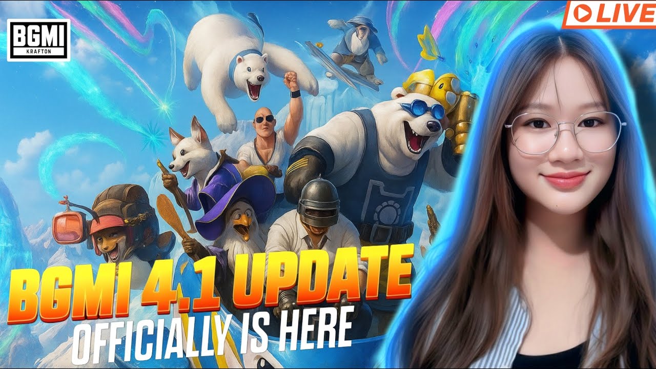 BGMI 4.1 UPDATE w SUBSCRIBERS 🩵🇮🇳Girl Gamer from Nagaland 🩵🇮🇳 #northeast