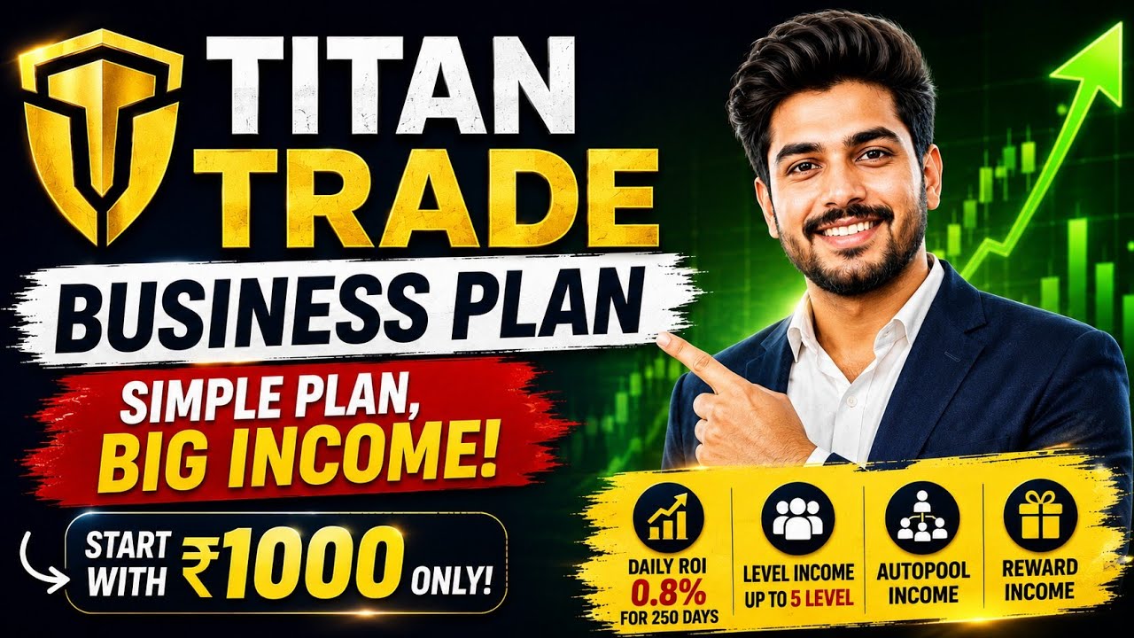 Titan Trade Full Business Plan Explained | Daily ROI + Autopool Income 💸 @online_business_world 