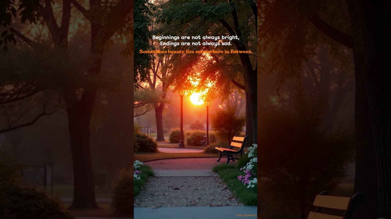 Beginnings are not always bright..✨🌄 