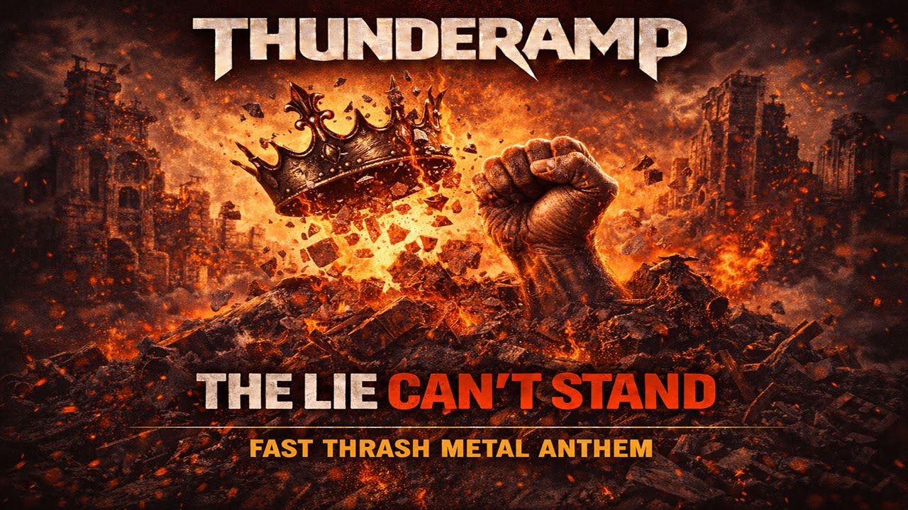 The Lie Can’t Stand | Fast Thrash Metal Anthem | ThunderAmp