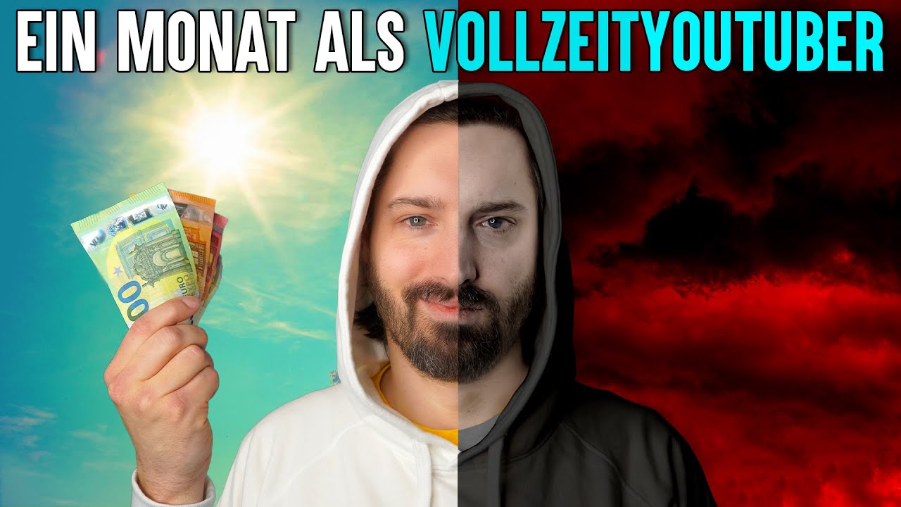 Zwischen Erfolg & Burnout: Ein Monat Vollzeityoutuber 💸 Selbstexperiment