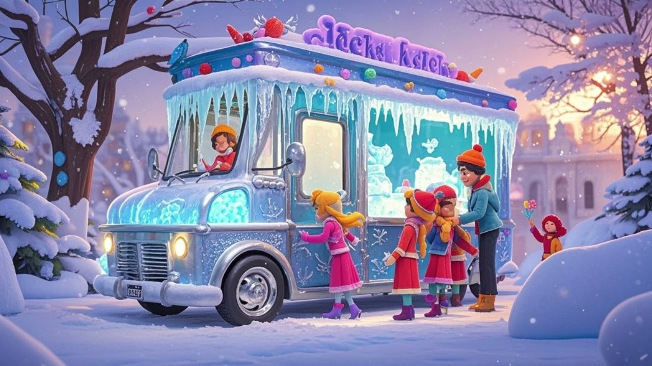❄️ Elsa’s Ice Art Class Truck 🚚🎨 | Fun Kids Song | Creative Learning for Kids