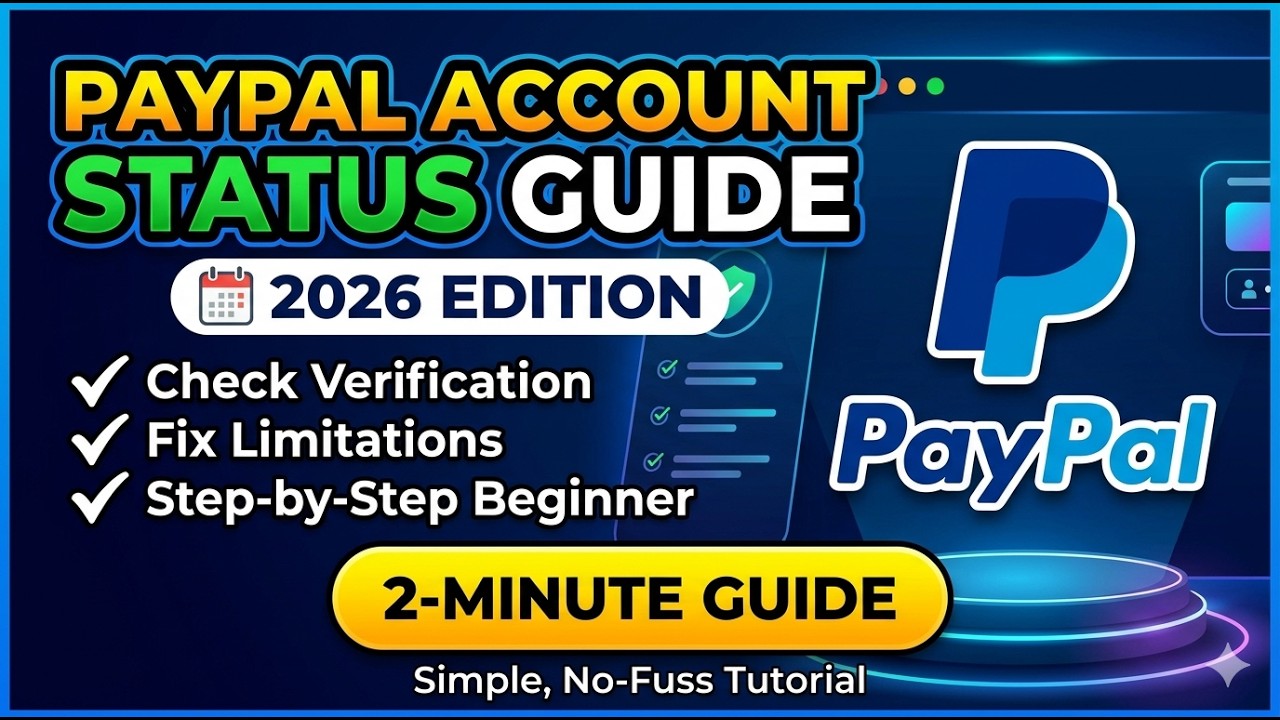 PayPal Account Status Guide 2026 Step by Step Beginner Guide 2 Min