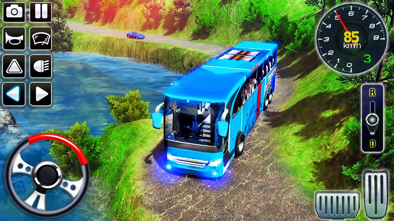 Mountain Offroad Bus Simulator Drive 3D - Uphill Ultimate Transport Duty - Android GamePlay