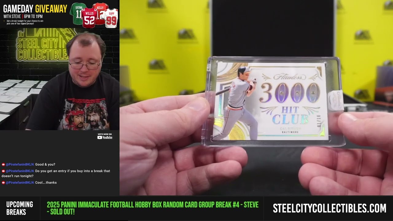 2025 Panini Flawless Baseball Hobby Box Random Hit Group Break #5 - Steve