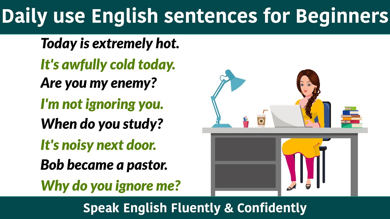 English sentences used in Daily life || Daily use English sentences for beginners