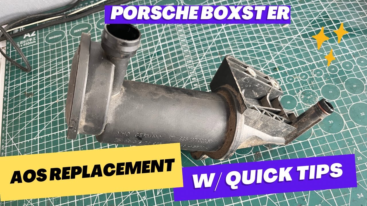 Porsche 986 Boxster AOS replacement - with Tips on how to easily do it #porsche #boxster #986