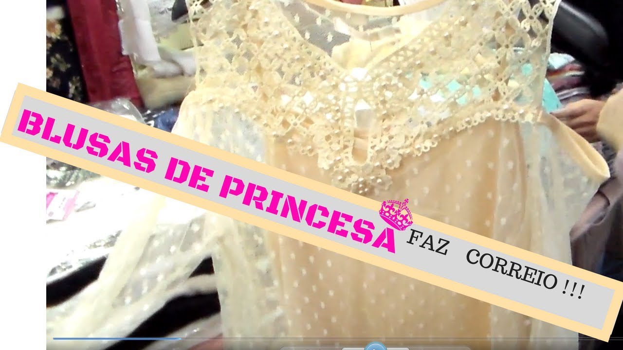 BLUSAS DE PRINCESA NA FEIRINHA DA CONCÓRDIA