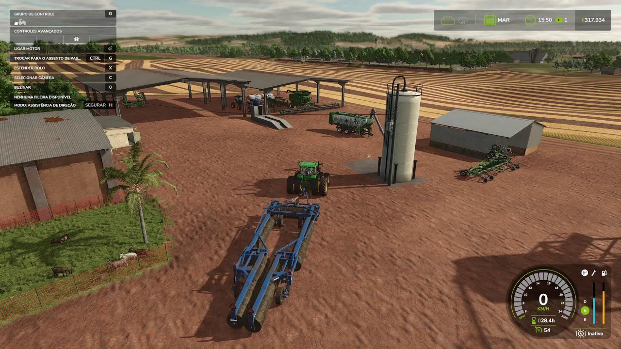 Farming Simulador 25 Fazenda BR - 163 MS Brasil