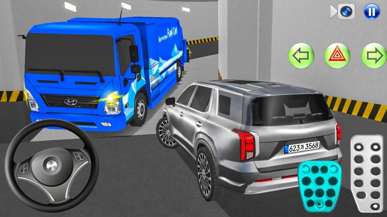 New Fuel Truck Stuck in Parking Garage - 3D Driving Class Gameplay - Best Android iOS Game