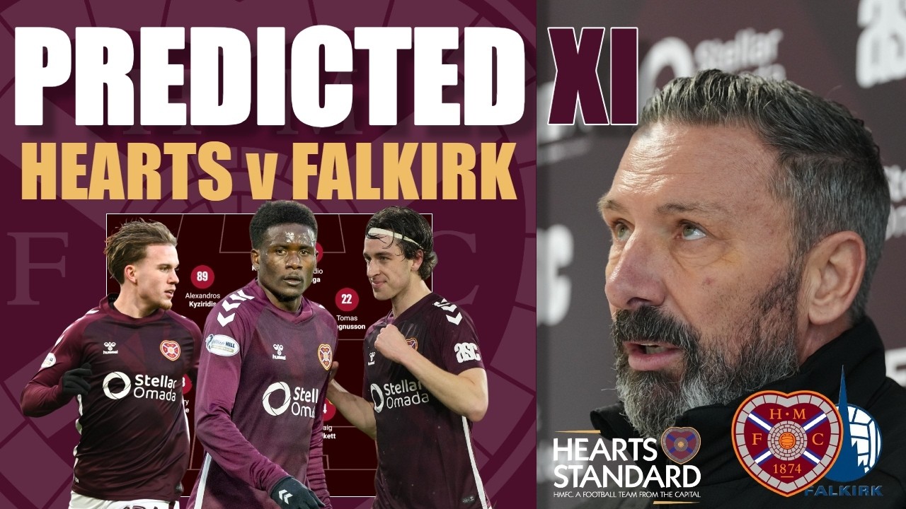 PREDICTED XI | Will Derek McInnes make these 3 changes for Hearts v Falkirk?