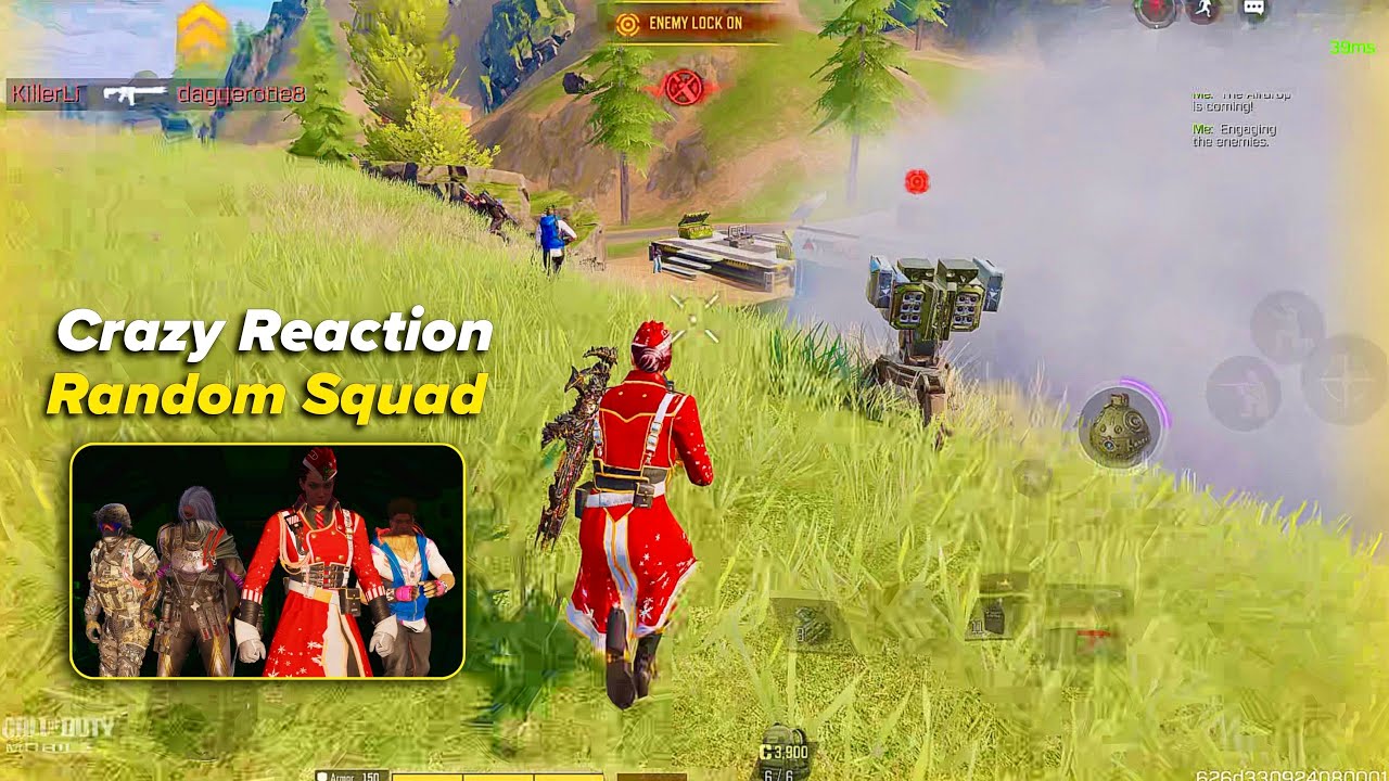 RANDOM TEAMMATES COULDN'T STOP REACTING TO MY CODM GAMEPLAY