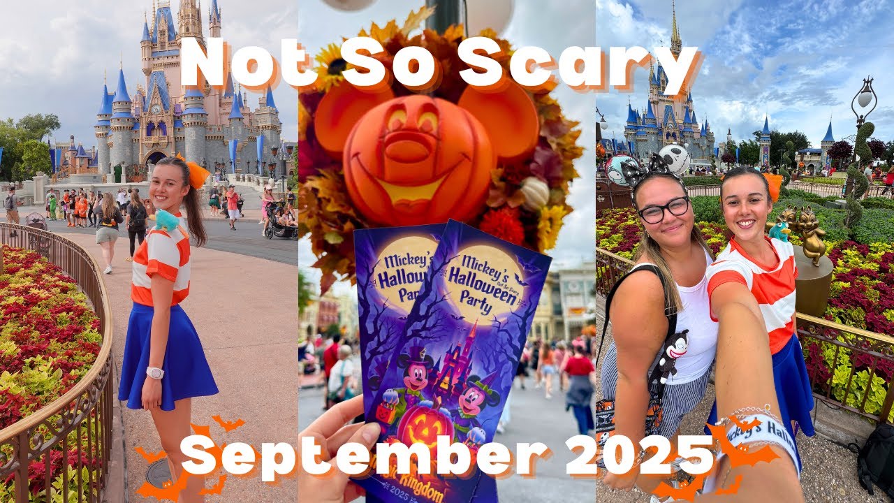 Хэллоуинские развлечения на MNSSHP!! | Финеас в пути в Диснейленд | Орландо, сентябрь 2025 года