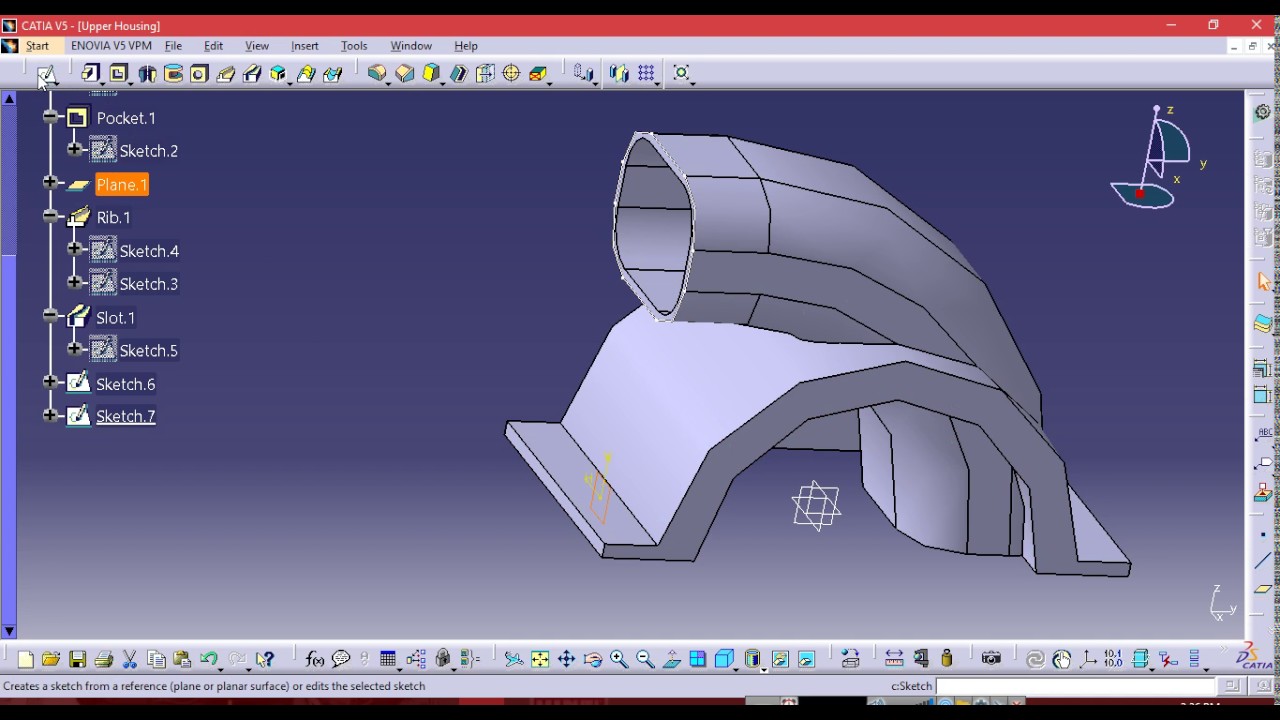 1  Upper Housing Motor Blower Assembly