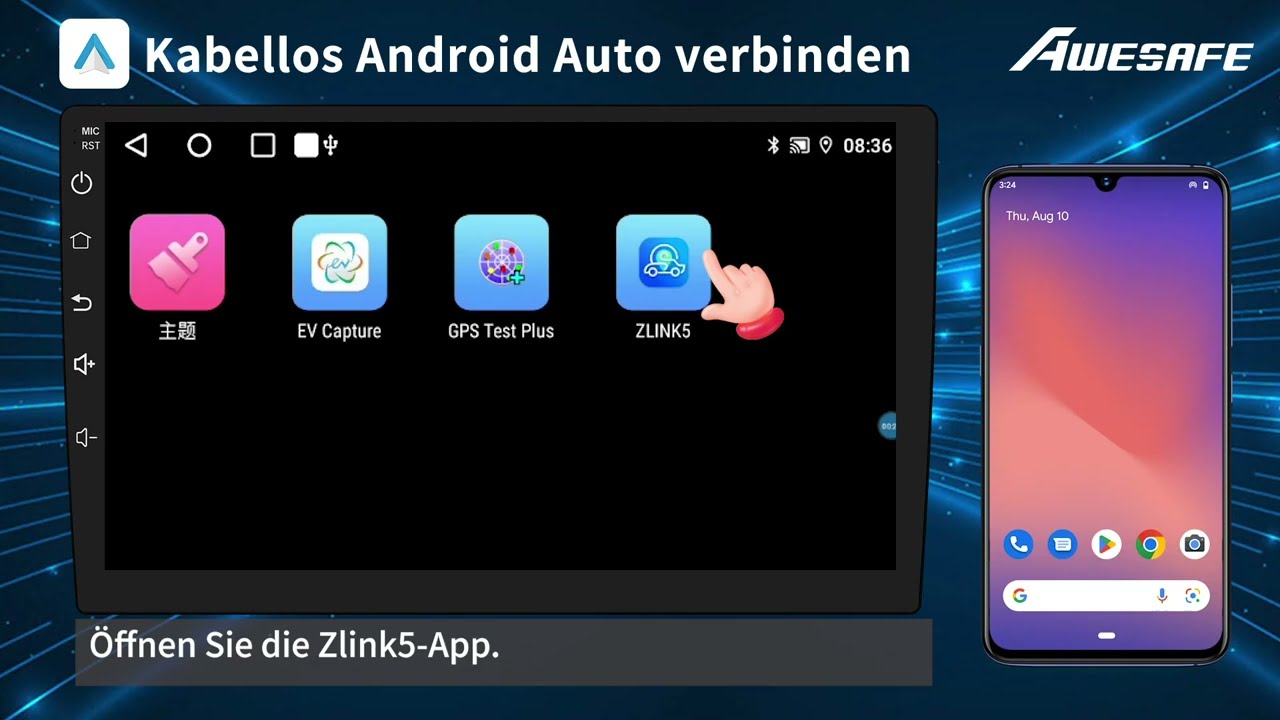 Kabellos Android Auto verbinden