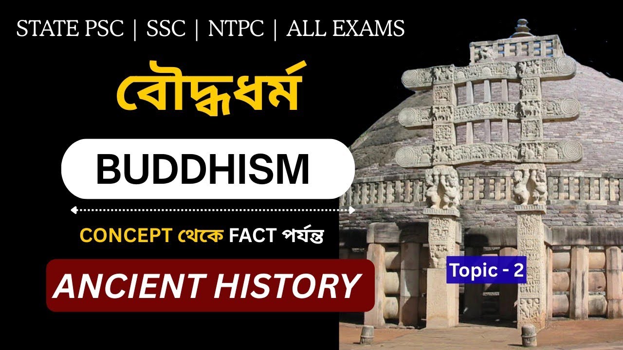 বৌদ্ধধর্ম (Buddhism) |Ancient History | Topic 2 |  Concept to Crack