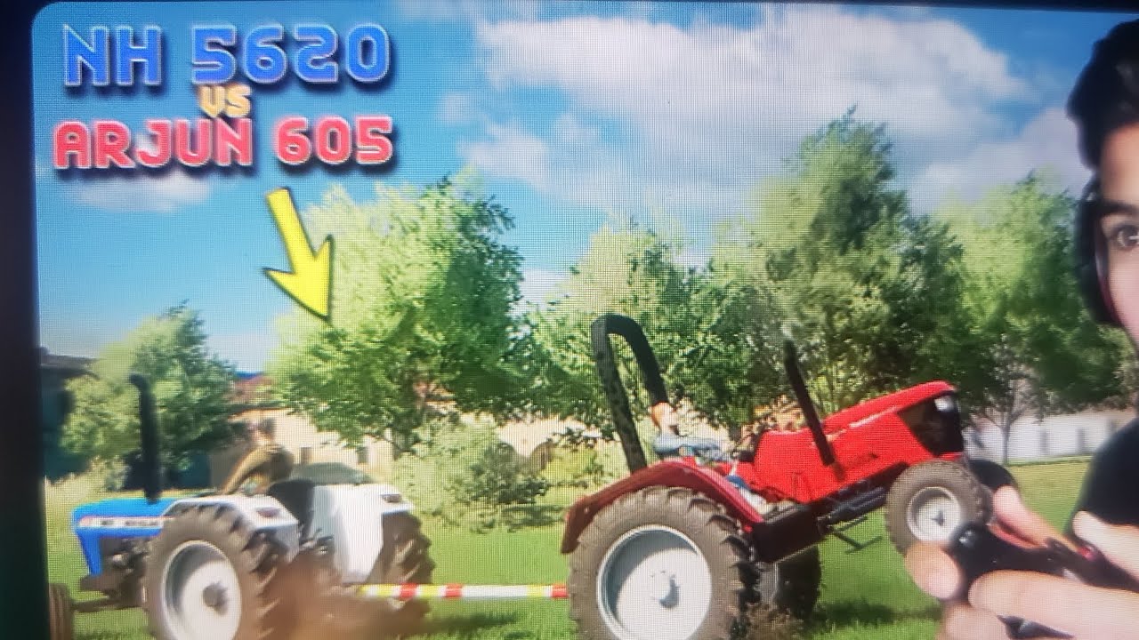 Arjun 605 vs New holland 5620🚩 FS22 #jattlifestudio #sidhumoosewala 