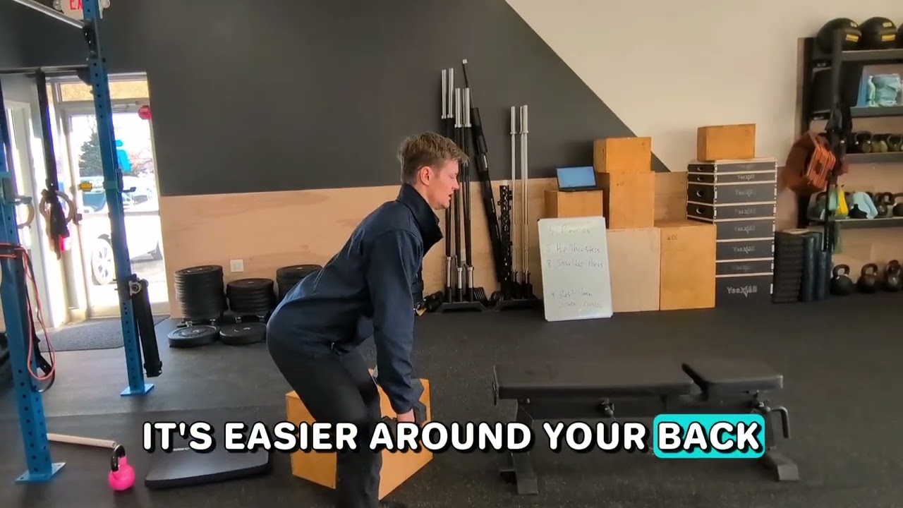 8-10min AMRAP | 8 Box Squats | 8 Bent Over Row | 8 Bench Press