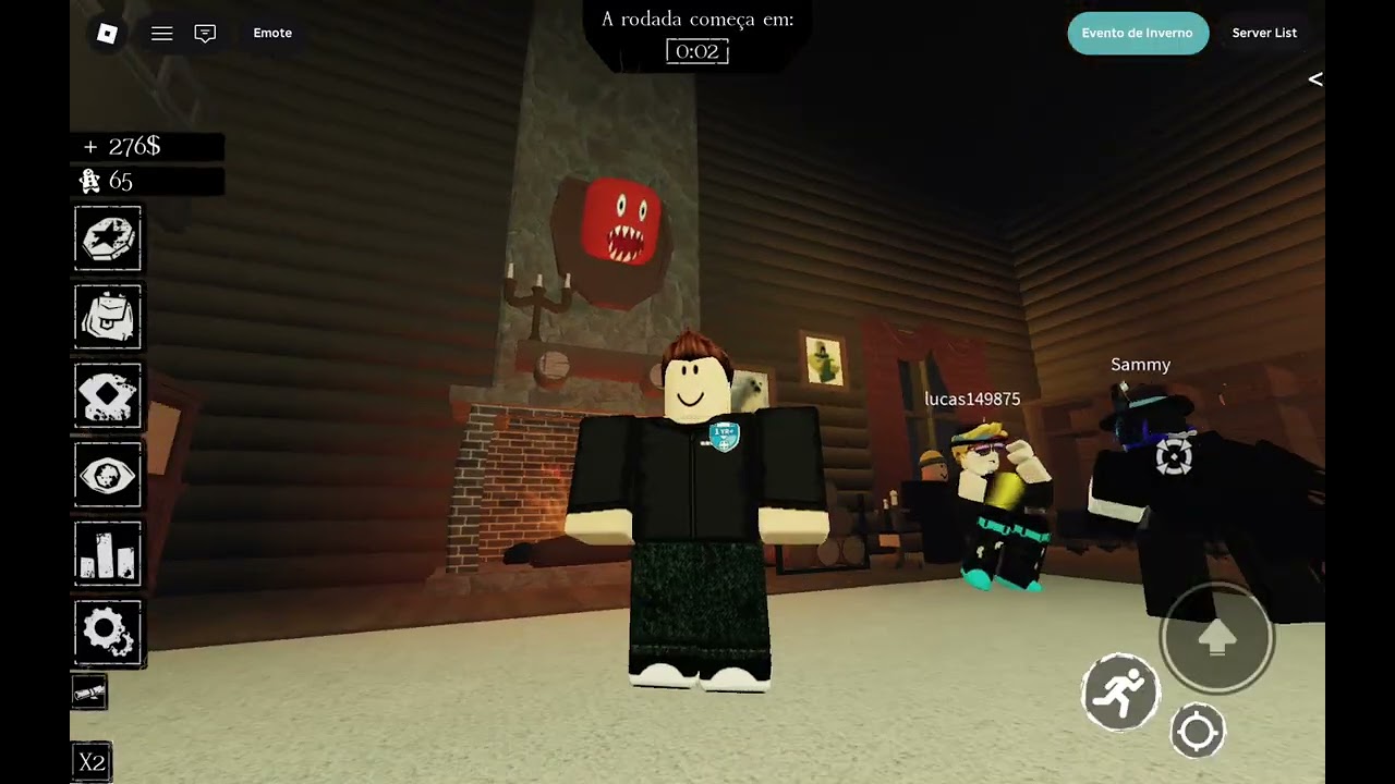 Com o meu amigo 
