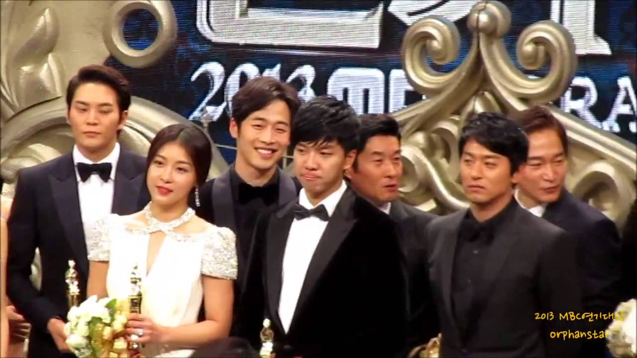 [12.30.13]Ha Ji Won- Lee Seung Gi 2013 MBC drama awards BTS