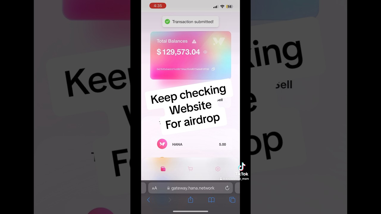 FREE AIRDROP HANA NETWORK TESTNET EASY TO DO UNCONFIRMED  #web3 #crypto #airdrop #airdropcrypto
