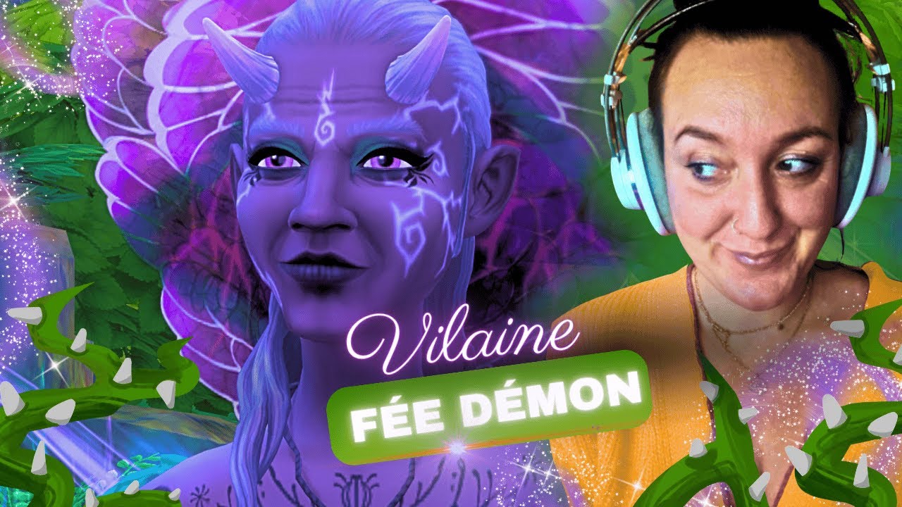 Je crée une FÉE MALÉFIQUE 😈🧚‍♂️ EARLY ACCESS ✨ CUS Pack Nature Enchantée Sims 4