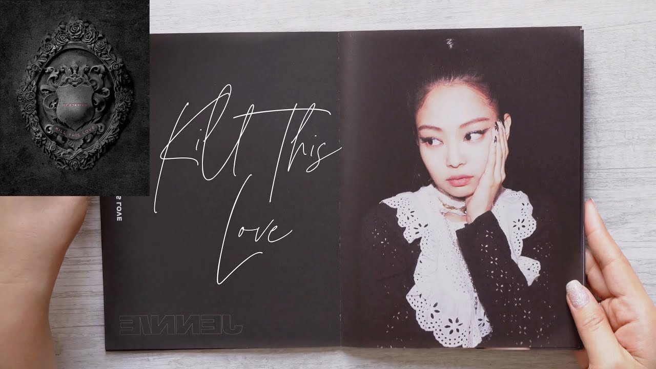 Blackpink Kill This Love Unboxing Black Version Page by Page