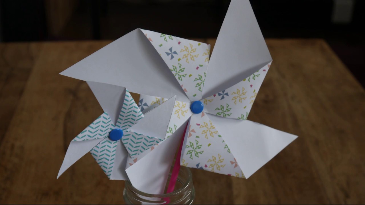 DIY MOULIN A VENT QUI TOURNE