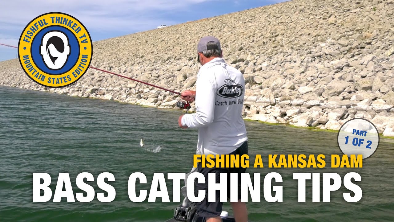 Kansas Dam Bassin' Part 1 (bass fishing)