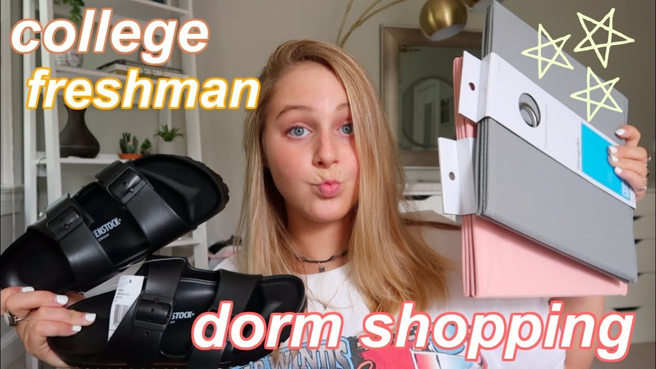 college dorm shopping vlog + haul!! 2019