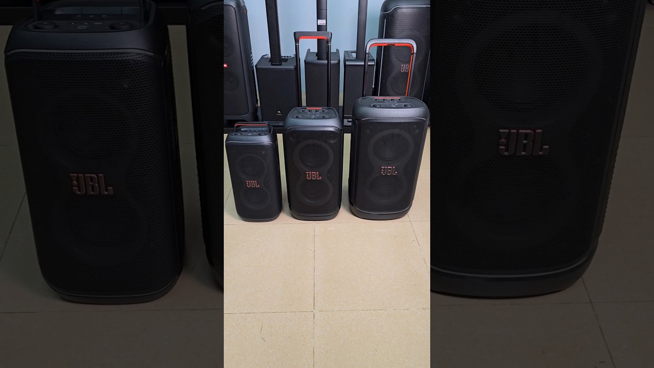 The JBL Partybox Series includes the Club 120, Stage 320, and 520 models #song #sound #jbl