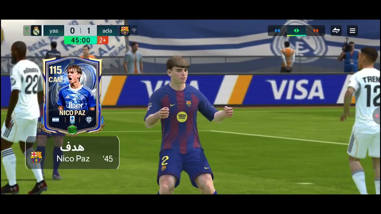 فيفا ريال مدريد ضد برشلونة 