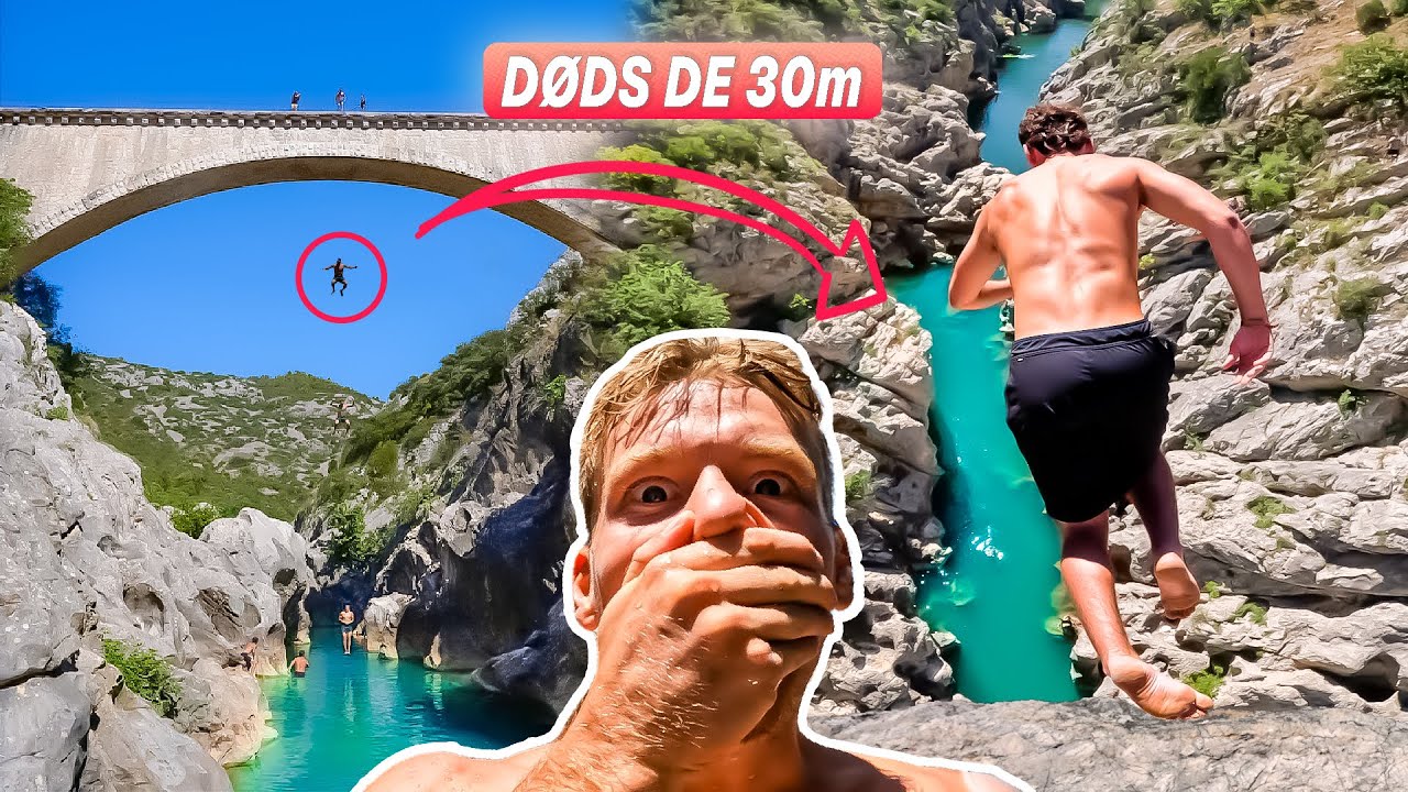 Saut de precision de 30m dans 2m de large | CLIFF DIVING